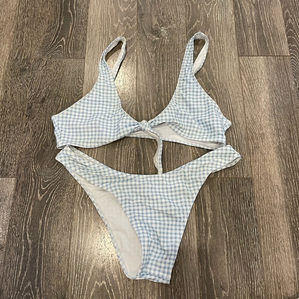 Plaid swimsuit
